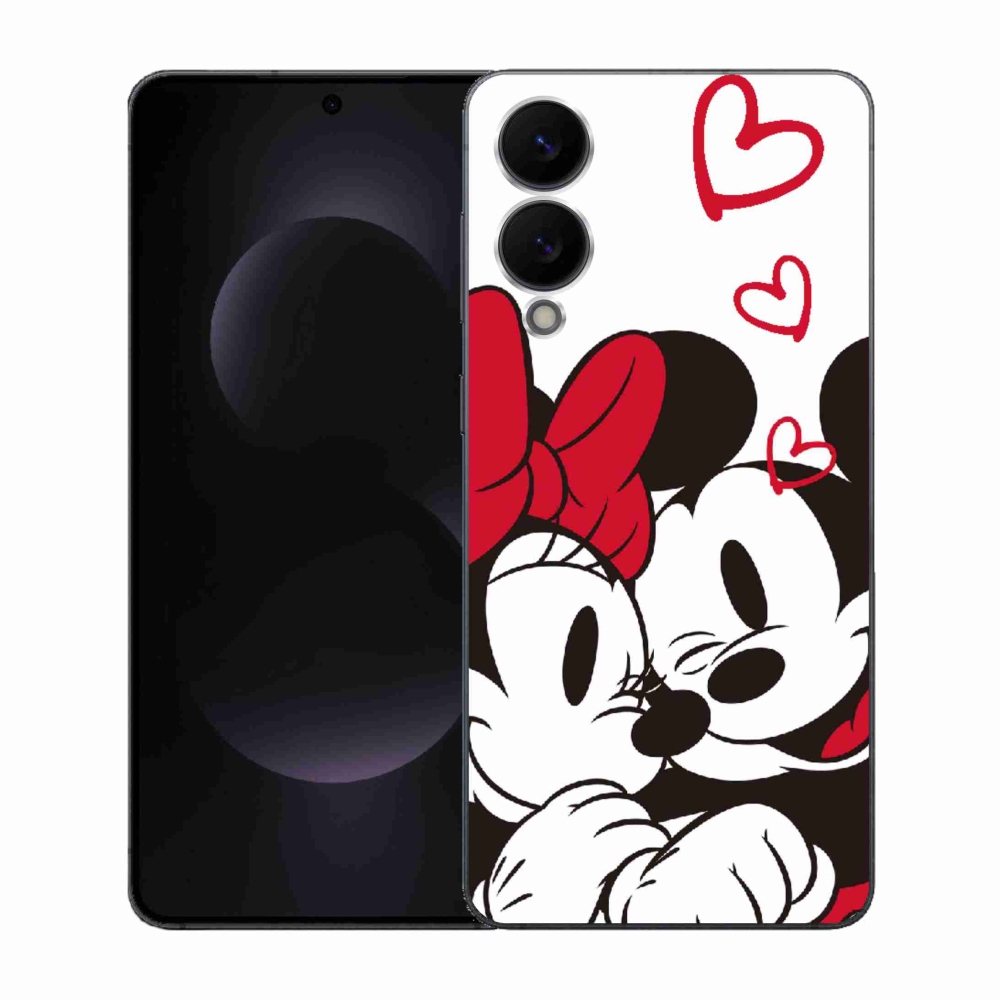 Gelový kryt mmCase na Samsung Galaxy S25 Edge - minnie a mickey