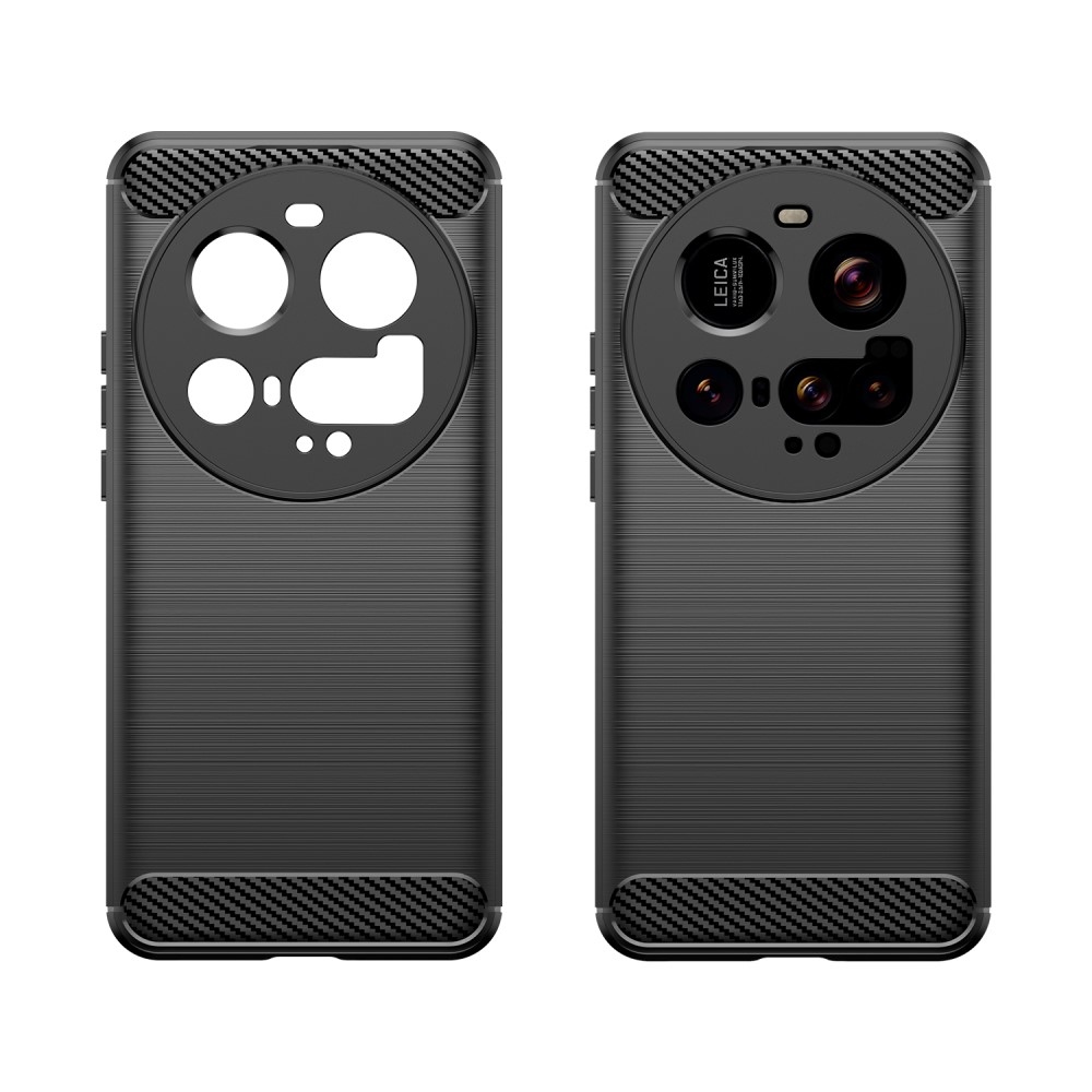 Carbon odolný gelový obal na Xiaomi 15 Ultra - černý