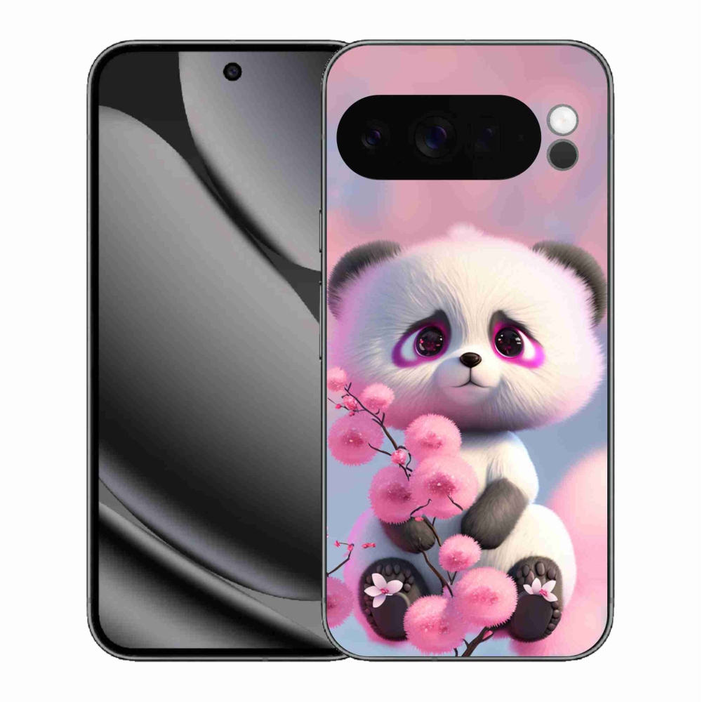 Gelový kryt mmCase na Google Pixel 10 Pro XL - roztomilá panda 1