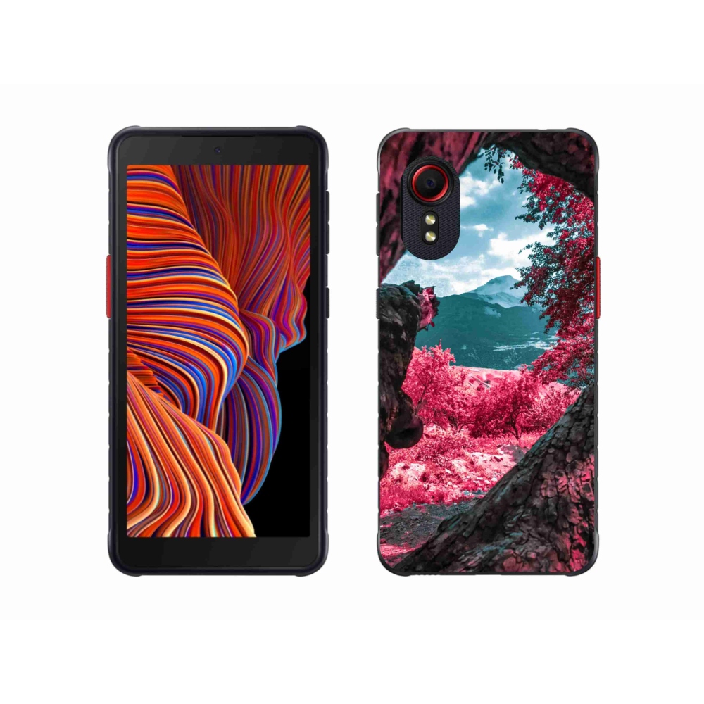 Gelový kryt mmCase na Samsung Galaxy Xcover 5 - výhled na hory