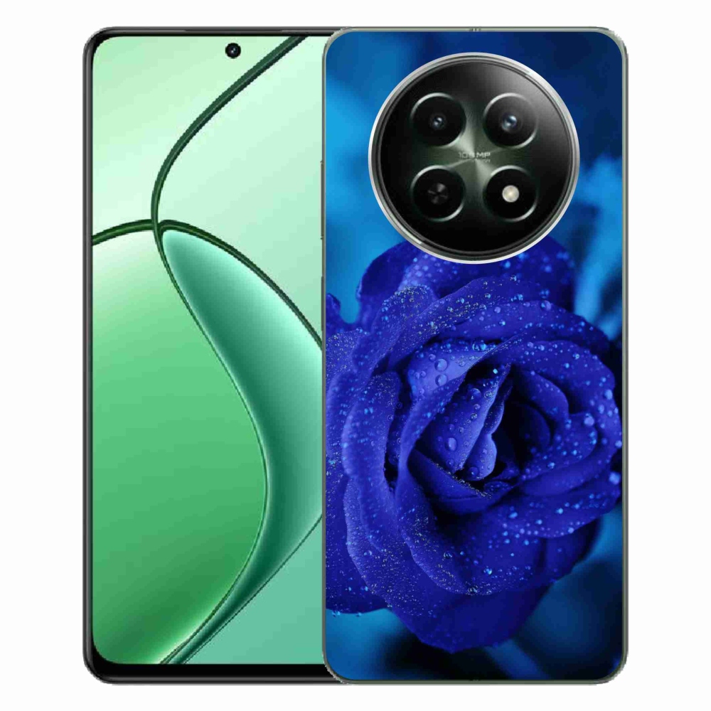 Gelový obal mmCase na Realme 12 5G/12x 5G - modrá růže
