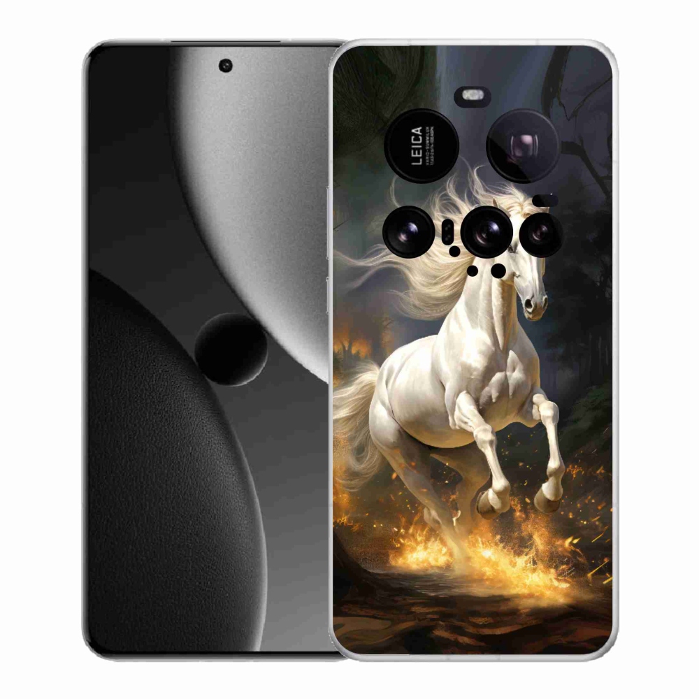 Gelový kryt mmCase na Xiaomi 15 Ultra - bílý kůň 2