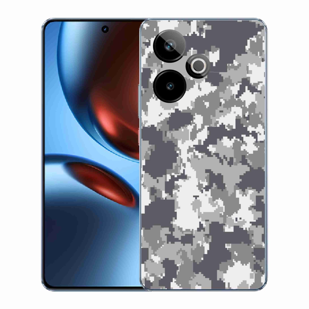 Gelový kryt mmCase na Realme GT 7 5G/GT 7T 5G - maskáčový vzor 2