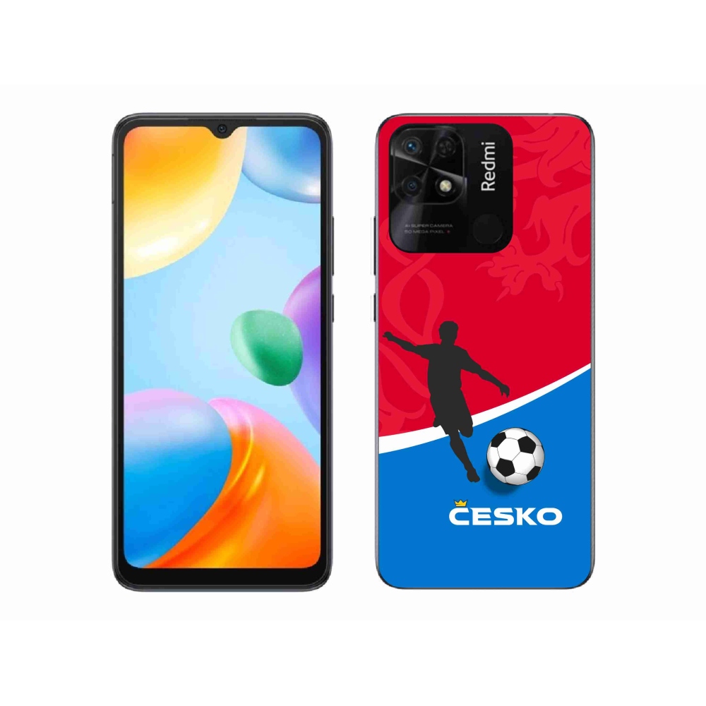 Gelový kryt mmCase na Xiaomi Redmi 10C - fotbal Česko