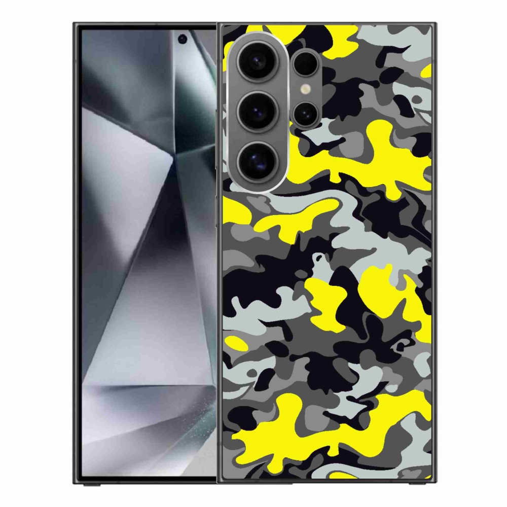 Gelový kryt mmCase na Samsung Galaxy S24 Ultra - maskáčový vzor 6