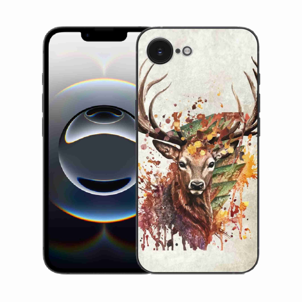 Gelový kryt mmCase na iPhone 16e - jelen 1