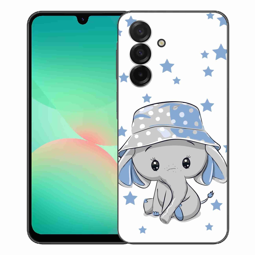 Gelový kryt mmCase na Samsung Galaxy A26 5G - modrý slon