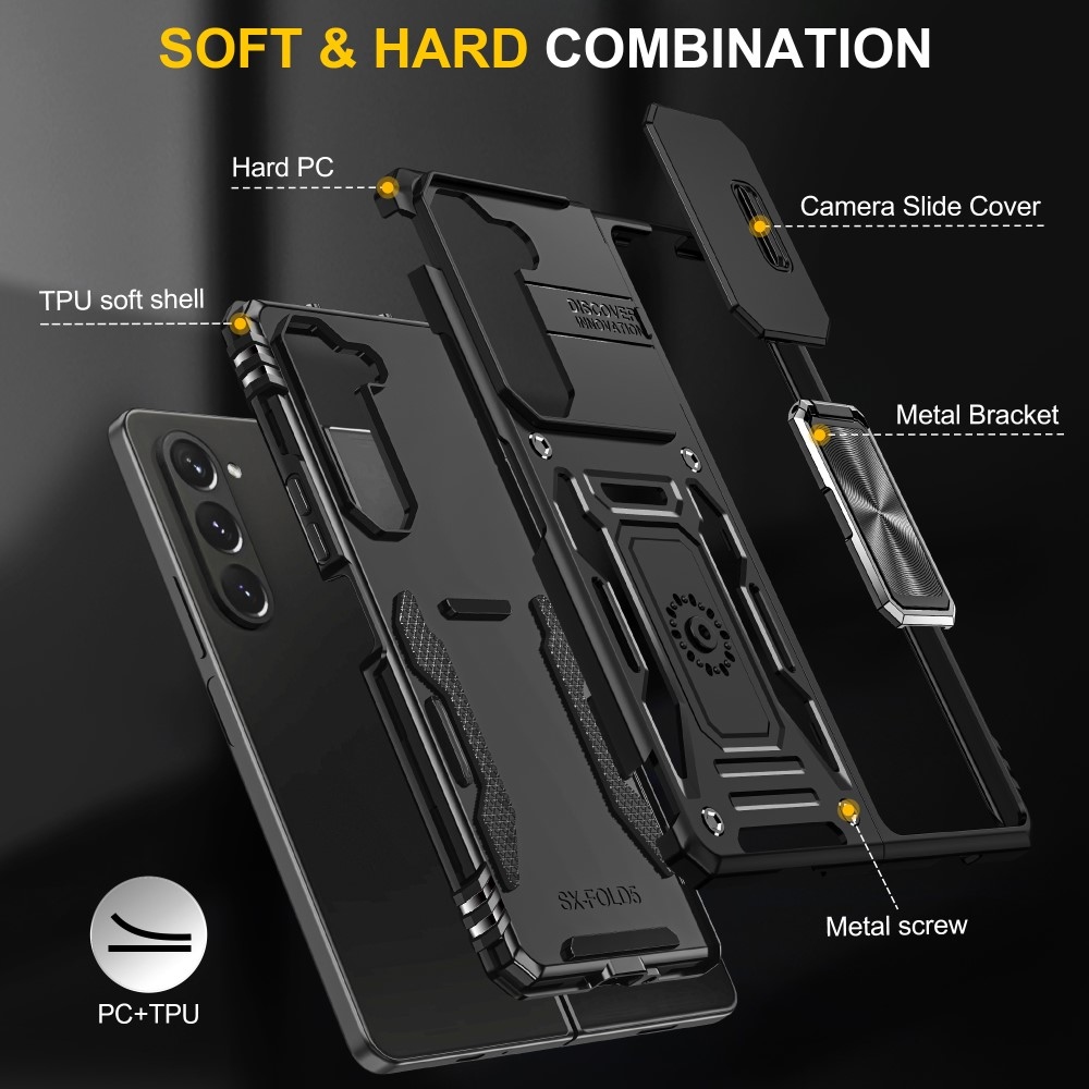 Slide odolný kryt na Samsung Galaxy Z Fold6 5G - černý