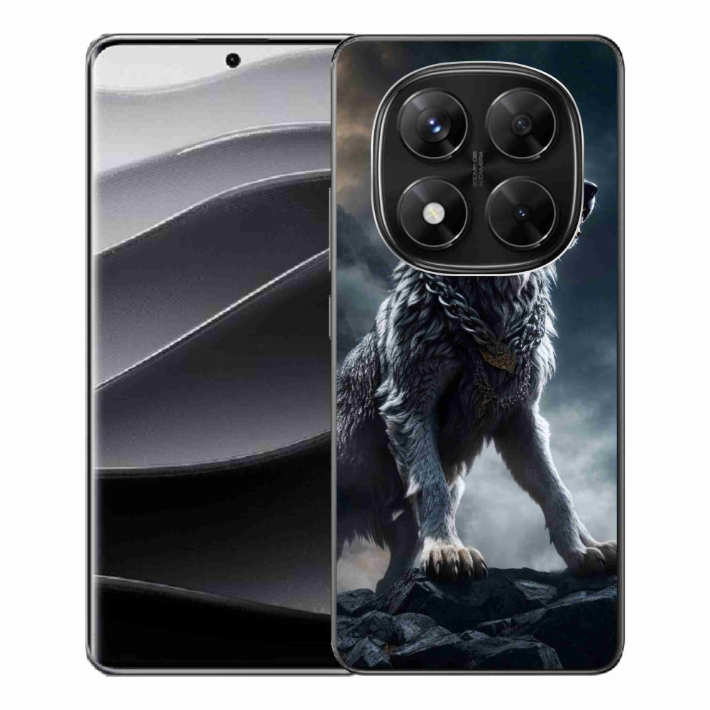 Gelový kryt mmCase na Xiaomi Redmi Note 14 Pro 5G/Poco X7 5G - vlk 1