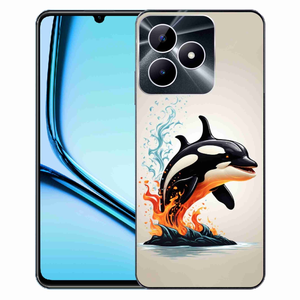 Gelový kryt mmCase na Realme Note 50 - kosatka