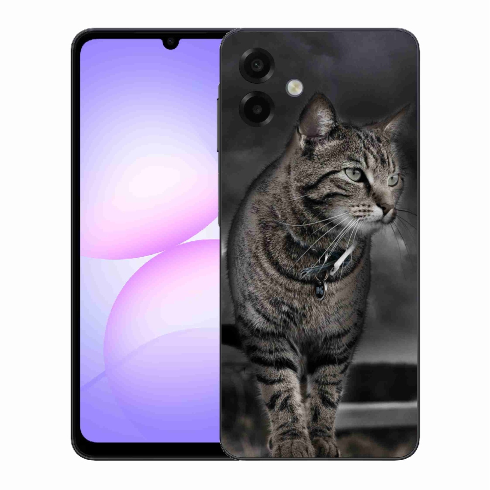 Gelový kryt mmCase na Samsung Galaxy A07 4G - kočka