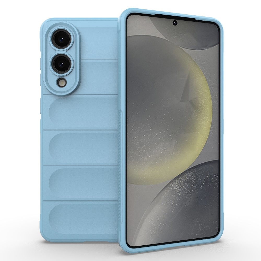 Rugg odolný gelový obal na Samsung Galaxy S25 Edge - světlemodrý