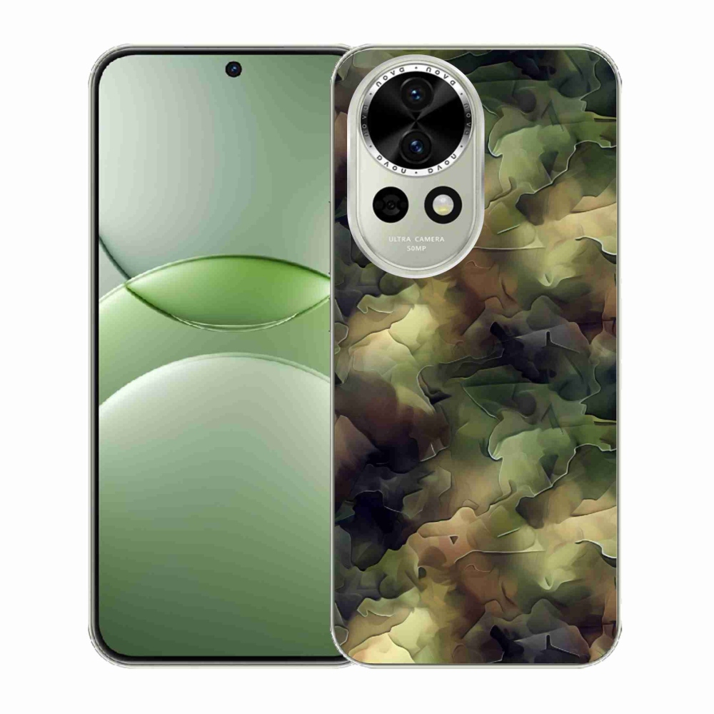 Gelový kryt mmCase na Huawei Nova 13 5G - maskáčový vzor 10