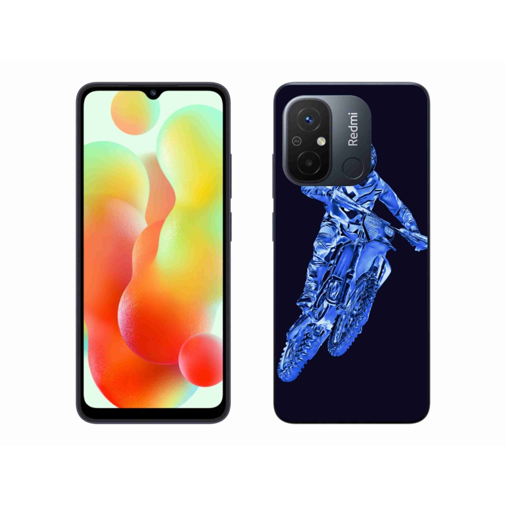 Gelový kryt mmCase na Xiaomi Redmi 12C - motocross 1
