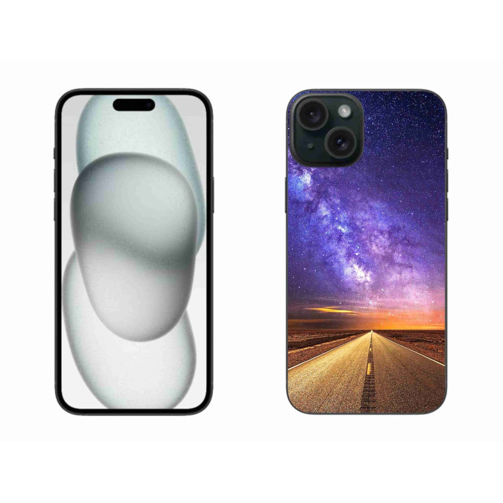 Gelový kryt mmCase na iPhone 15 Plus - americká silnice