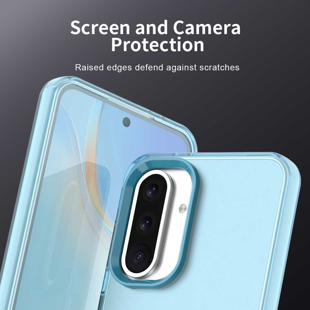 Candy matný gelový obal na Samsung Galaxy A36 5G/A56 5G - modrý