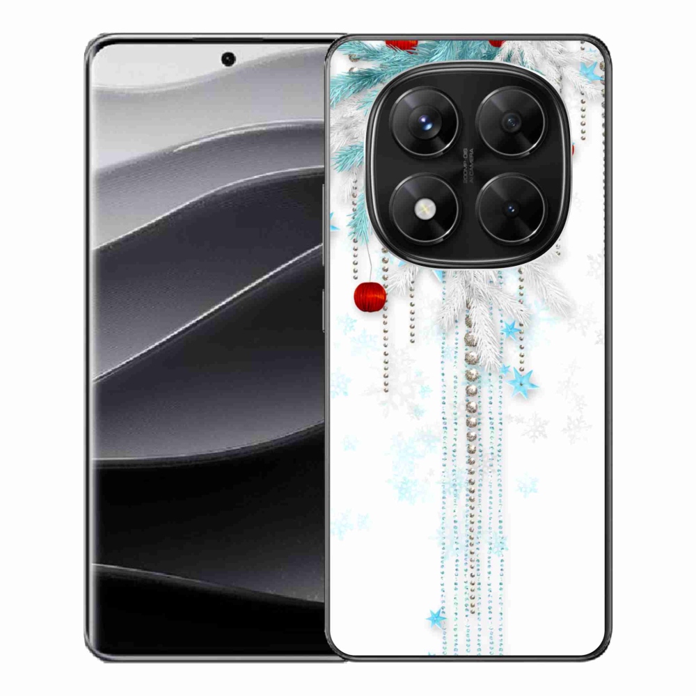 Gelový kryt mmCase na Xiaomi Redmi Note 14 Pro 5G/Poco X7 5G - vánoční ozdoby