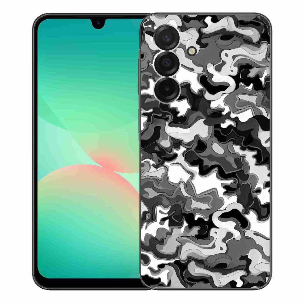 Gelový kryt mmCase na Samsung Galaxy A26 5G - maskáčový vzor 3