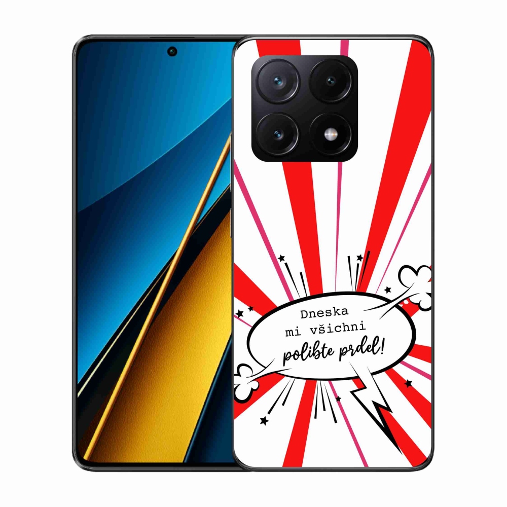 Gelový kryt mmCase na Xiaomi Poco X6 Pro 5G - vtipný text 15 bílé pozadí