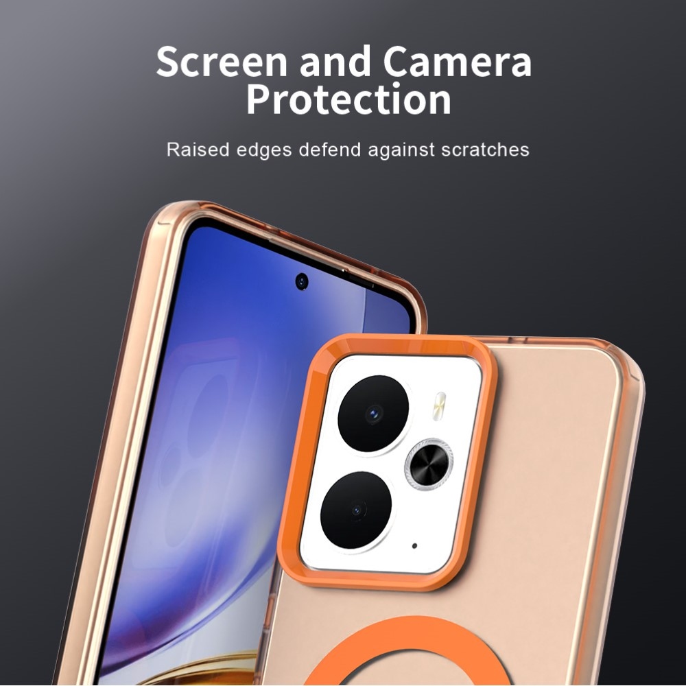 Candy gelový obal s MagSafe na Realme 14 5G - oranžový