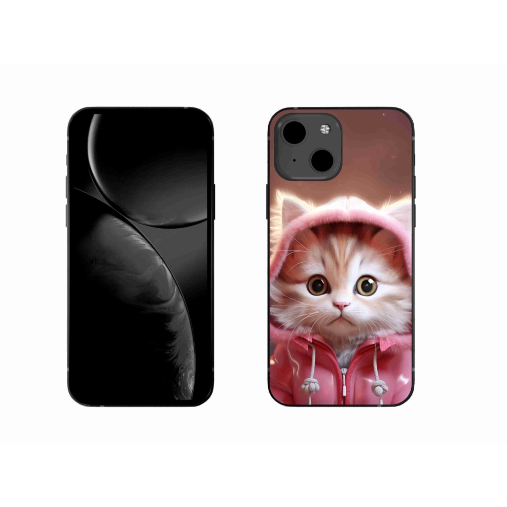 Gelový kryt mmCase na iPhone 13 6.1 - roztomilé kotě 3