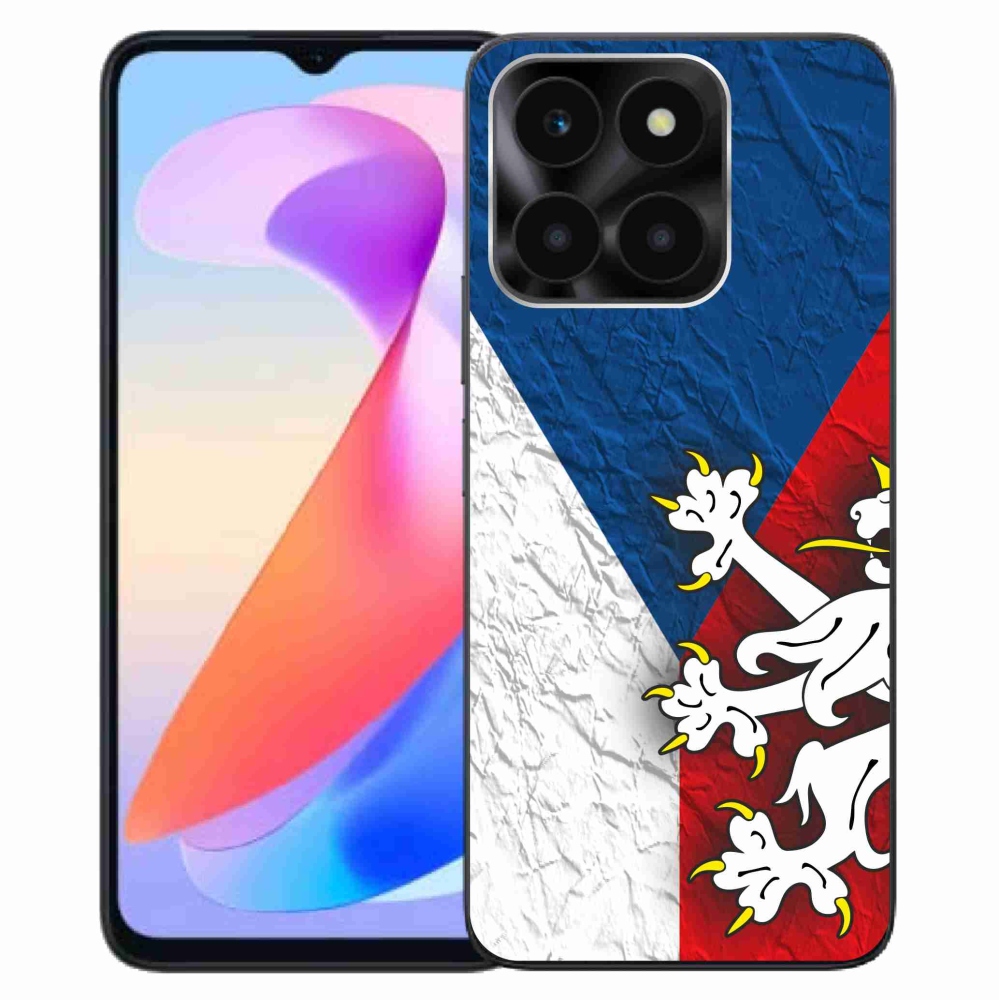Gelový kryt mmCase na Honor X6a - česká vlajka 1