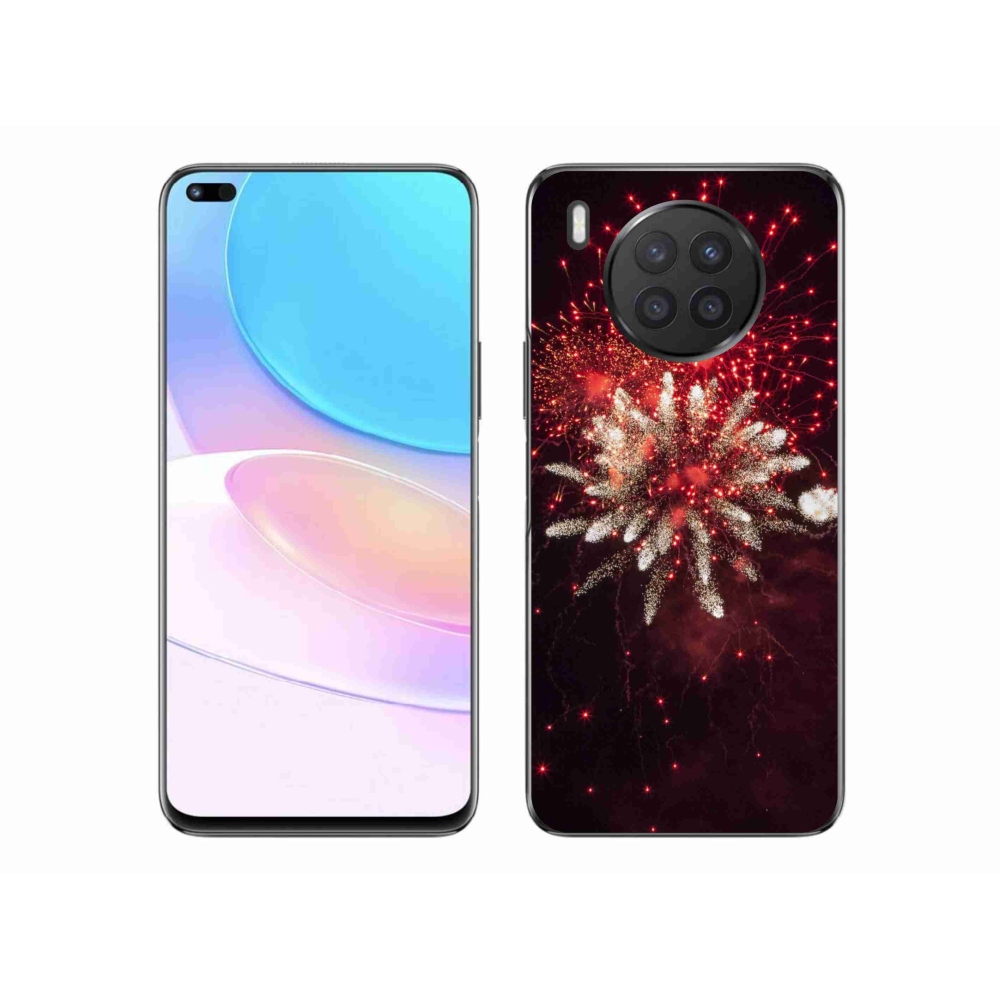Gelový kryt mmCase na Huawei Nova 8i - ohňostroj