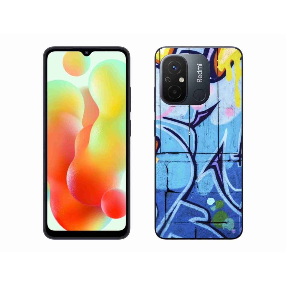 Gelový kryt mmCase na Xiaomi Redmi 12C - graffiti