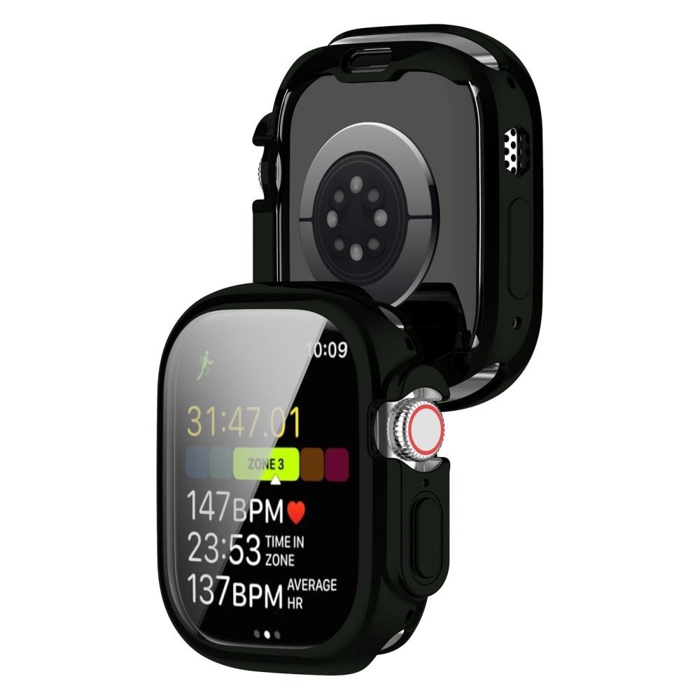 Soft nasazovací gelové ochranné pouzdro pro Apple Watch Ultra/Ultra 2 49 mm - tmavězelené