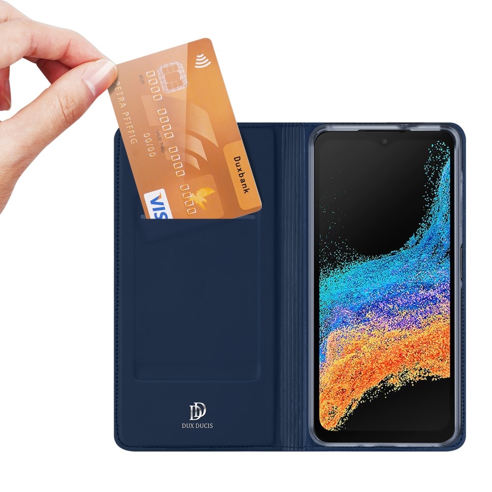 DUX knížkové pouzdro na Samsung Galaxy Xcover 7 Pro - tmavěmodré