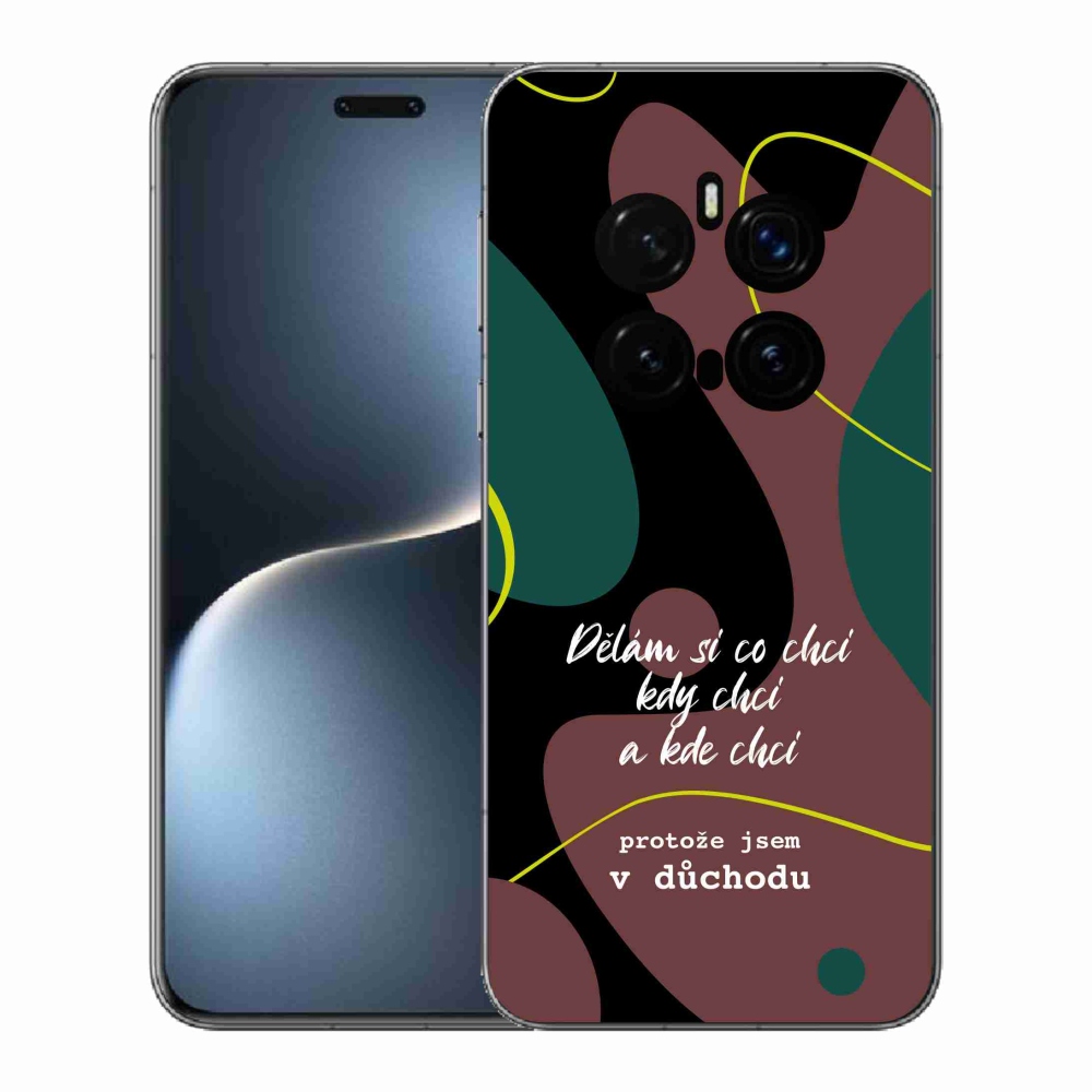 Gelový kryt mmCase na Honor Magic 7 Pro 5G - vtipný text 10 černé pozadí
