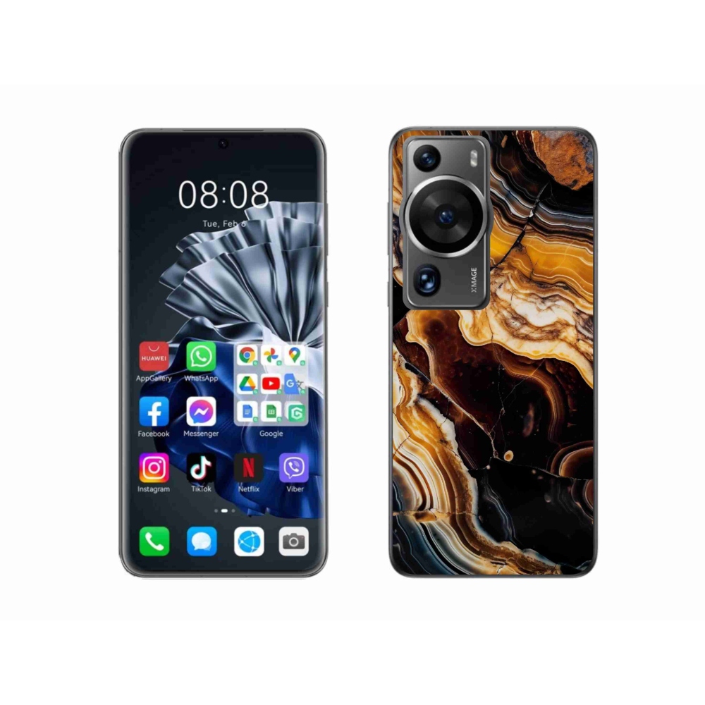 Gelový kryt mmCase na Huawei P60 Pro - abstraktní motiv 26