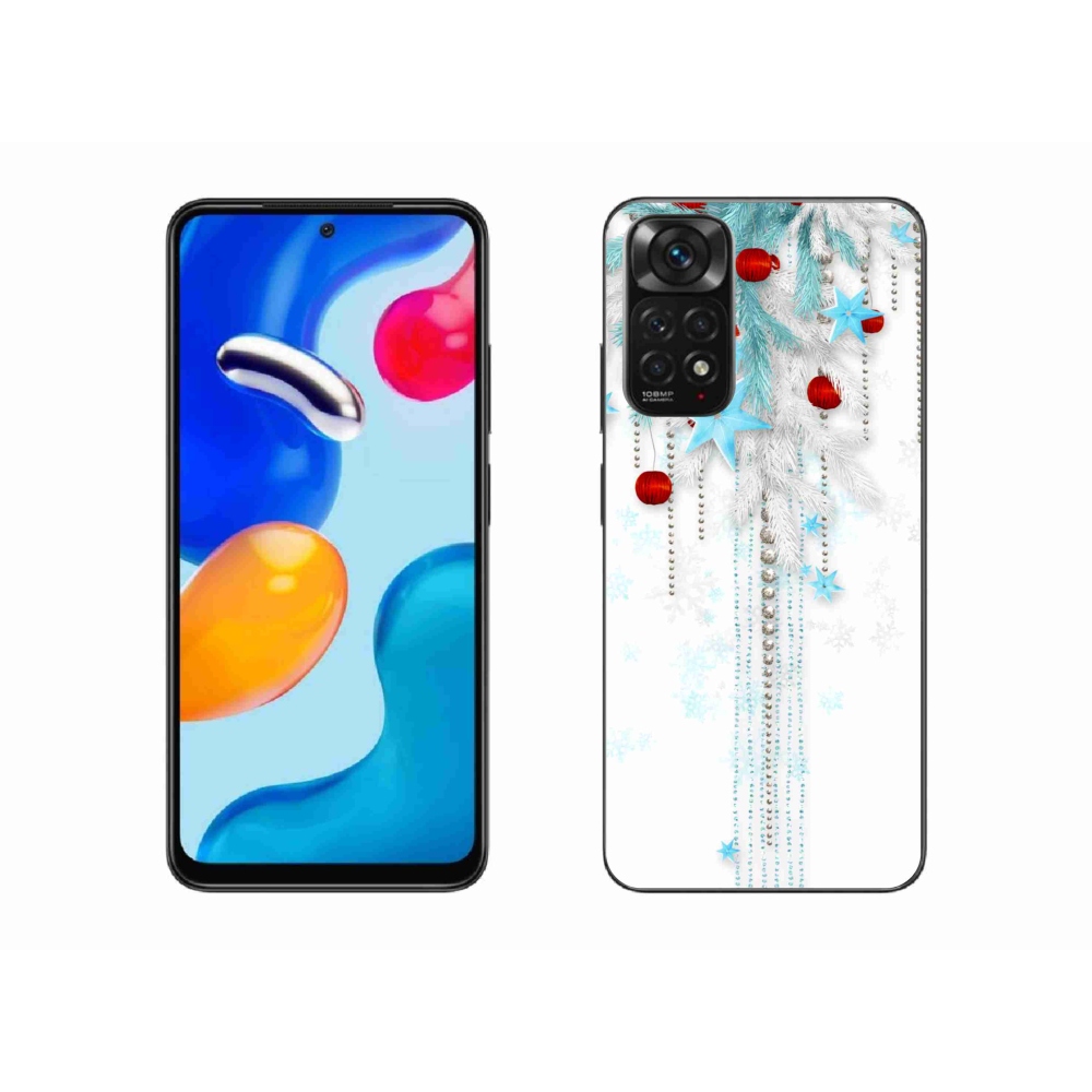 Gelový kryt mmCase na Xiaomi Redmi Note 11S 4G - vánoční ozdoby