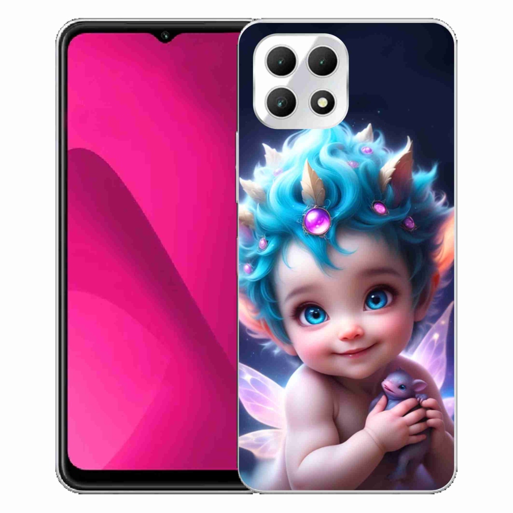 Gelový kryt mmCase na T-Mobile T Phone 2 - dítě s motýlími křídly