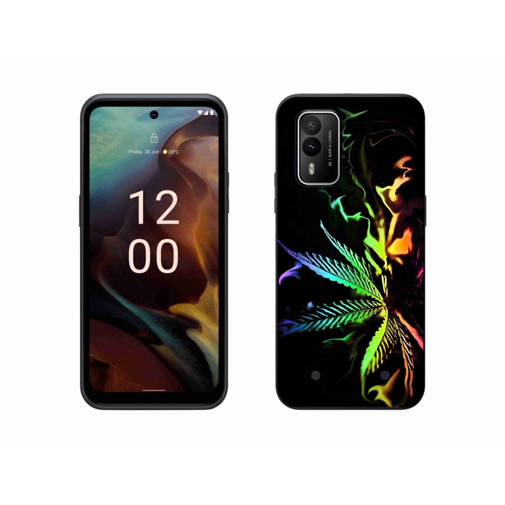 Gelový kryt mmCase na Nokia XR21 - konopí 2