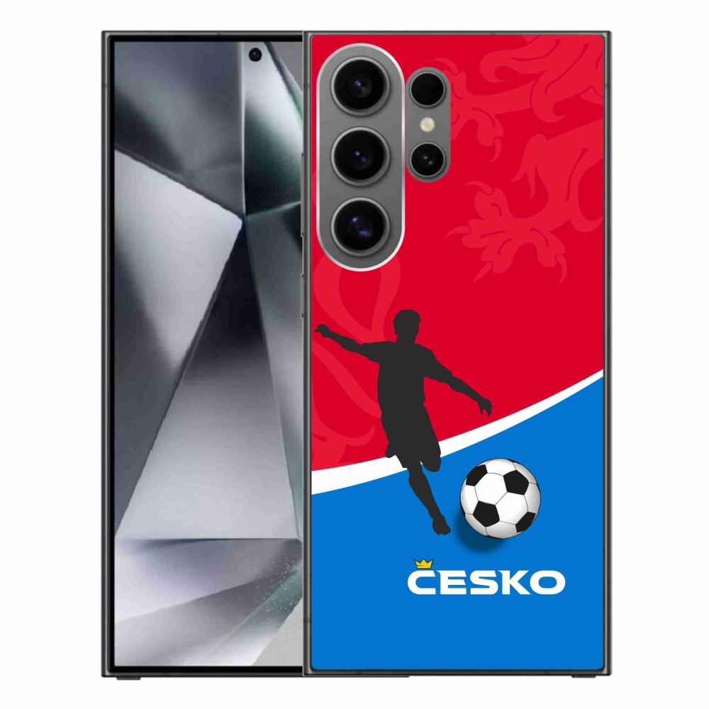 Gelový kryt mmCase na Samsung Galaxy S24 Ultra - fotbal Česko