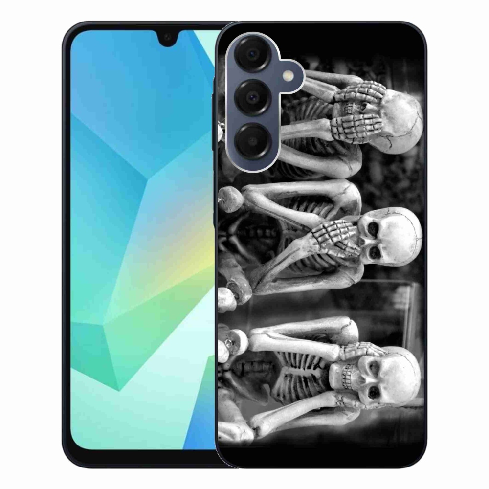 Gelový kryt mmCase na Samsung Galaxy A16 4G/5G - kostlivci