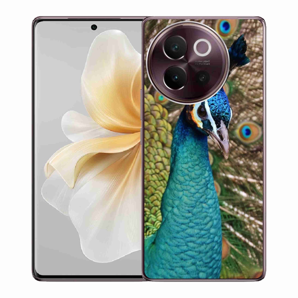 Gelový kryt mmCase na Vivo V40 Lite 5G - páv