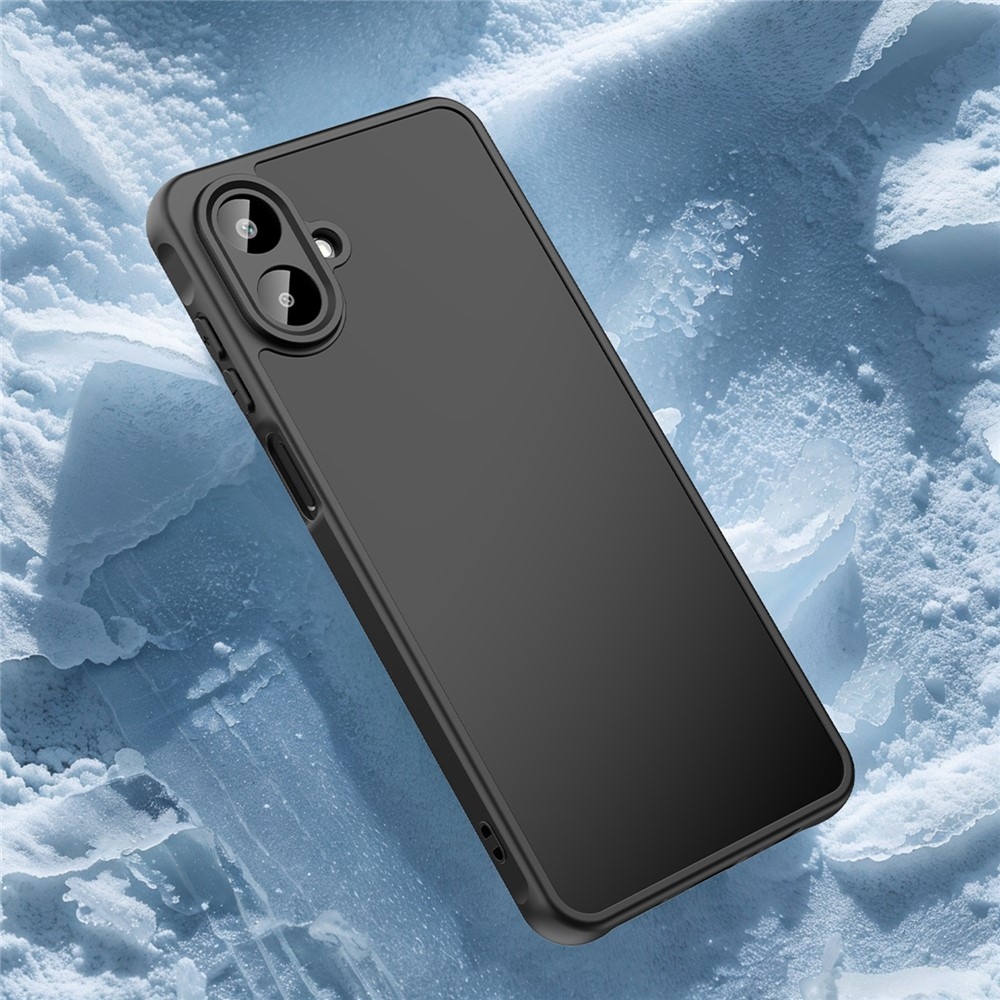 Proof gelový obal s pevnými zády na Samsung Galaxy A07 4G - černý/černý