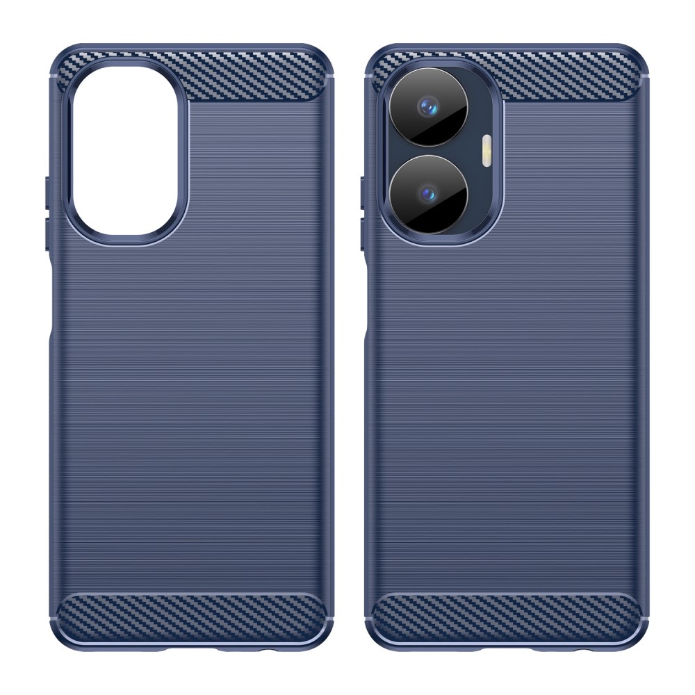 Carbon odolný gelový obal na Realme C55 - modrý