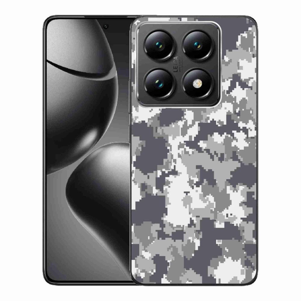 Gelový kryt mmCase na Xiaomi 14T Pro - maskáčový vzor 2