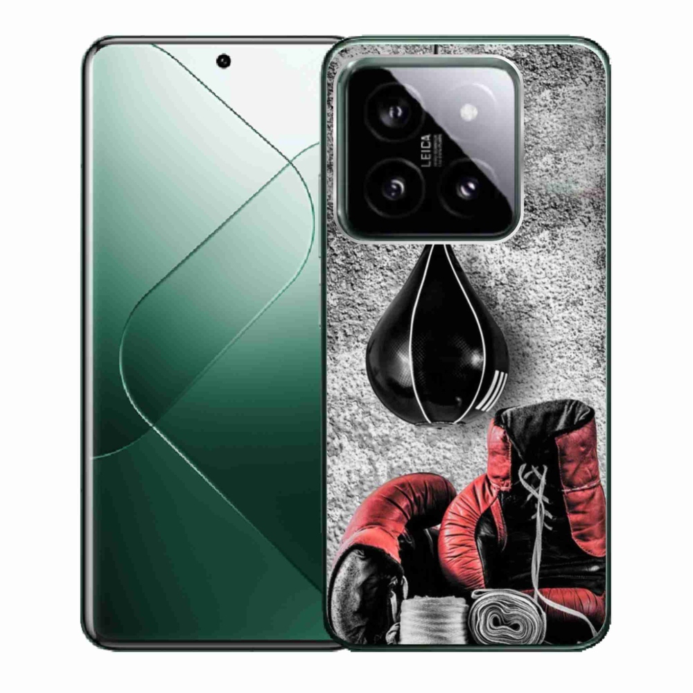 Gelový kryt mmCase na Xiaomi 14 - boxovací pytel a rukavice