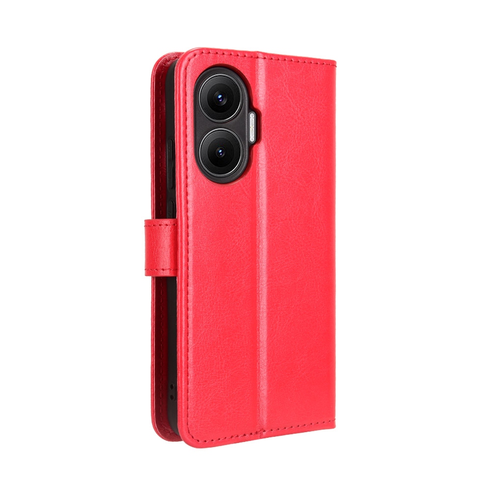 Crazy knížkové pouzdro na Xiaomi Poco F7 5G - červené