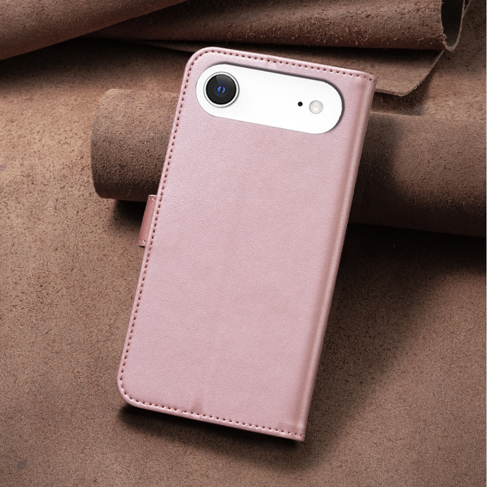 Clover knížkové pouzdro na iPhone 17 Air - růžovozlaté