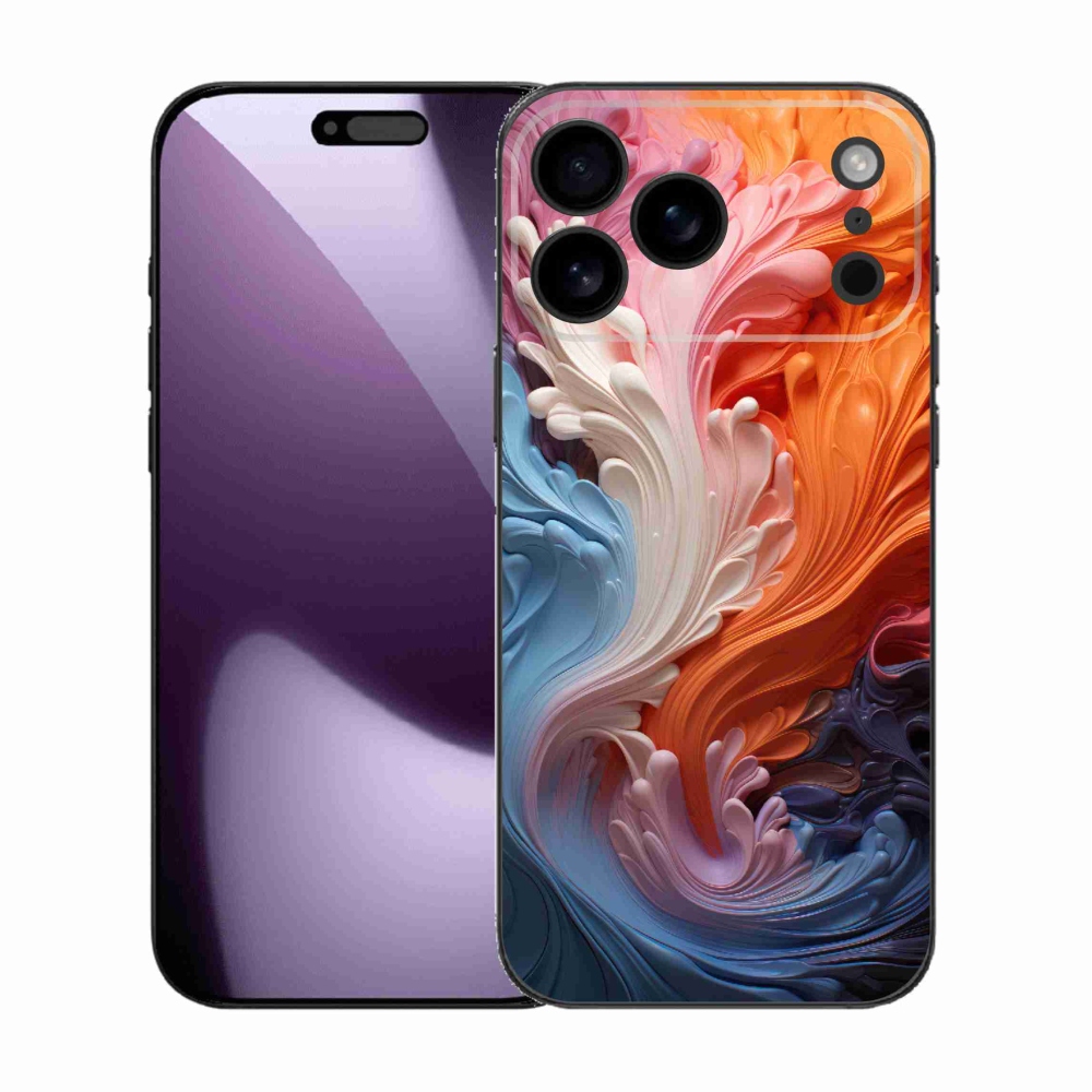 Gelový kryt mmCase na iPhone 17 Pro Max - abstraktní motiv 8