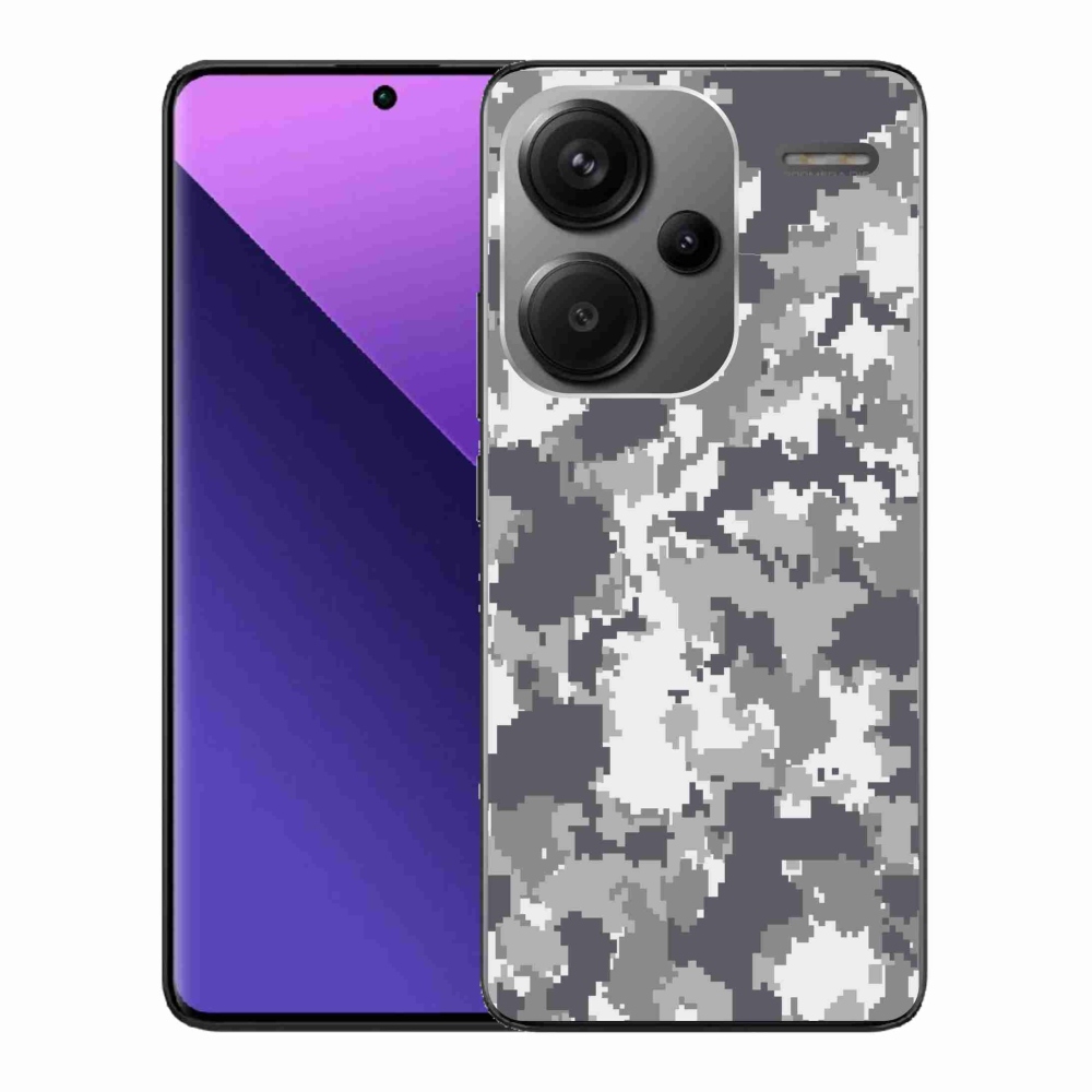 Gelový kryt mmCase na Xiaomi Redmi Note 13 Pro+ 5G - maskáčový vzor 2