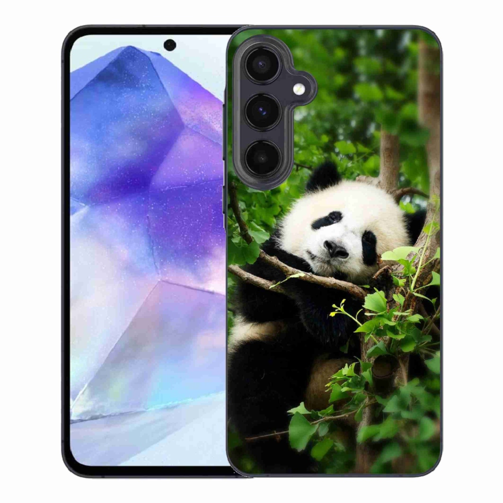 Gelový kryt mmCase na Samsung Galaxy A55 5G - panda