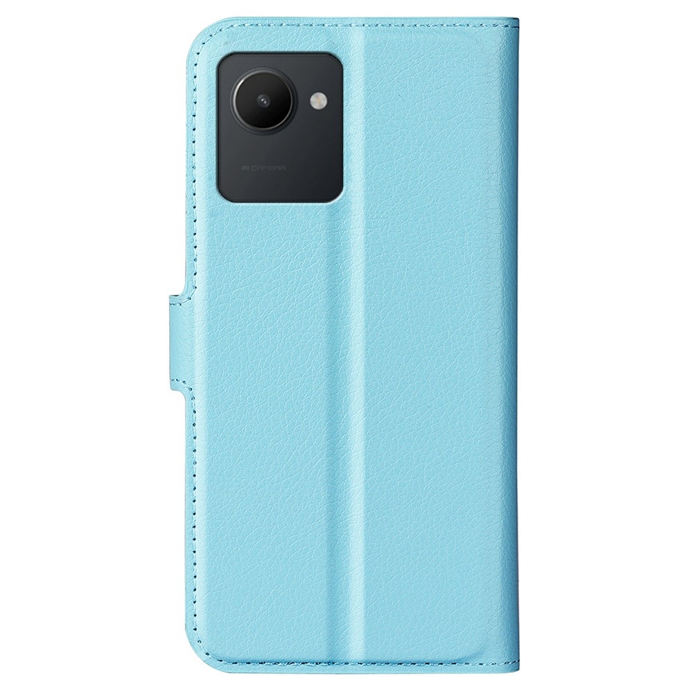 Litchi knížkové pouzdro na Realme C30 - modré