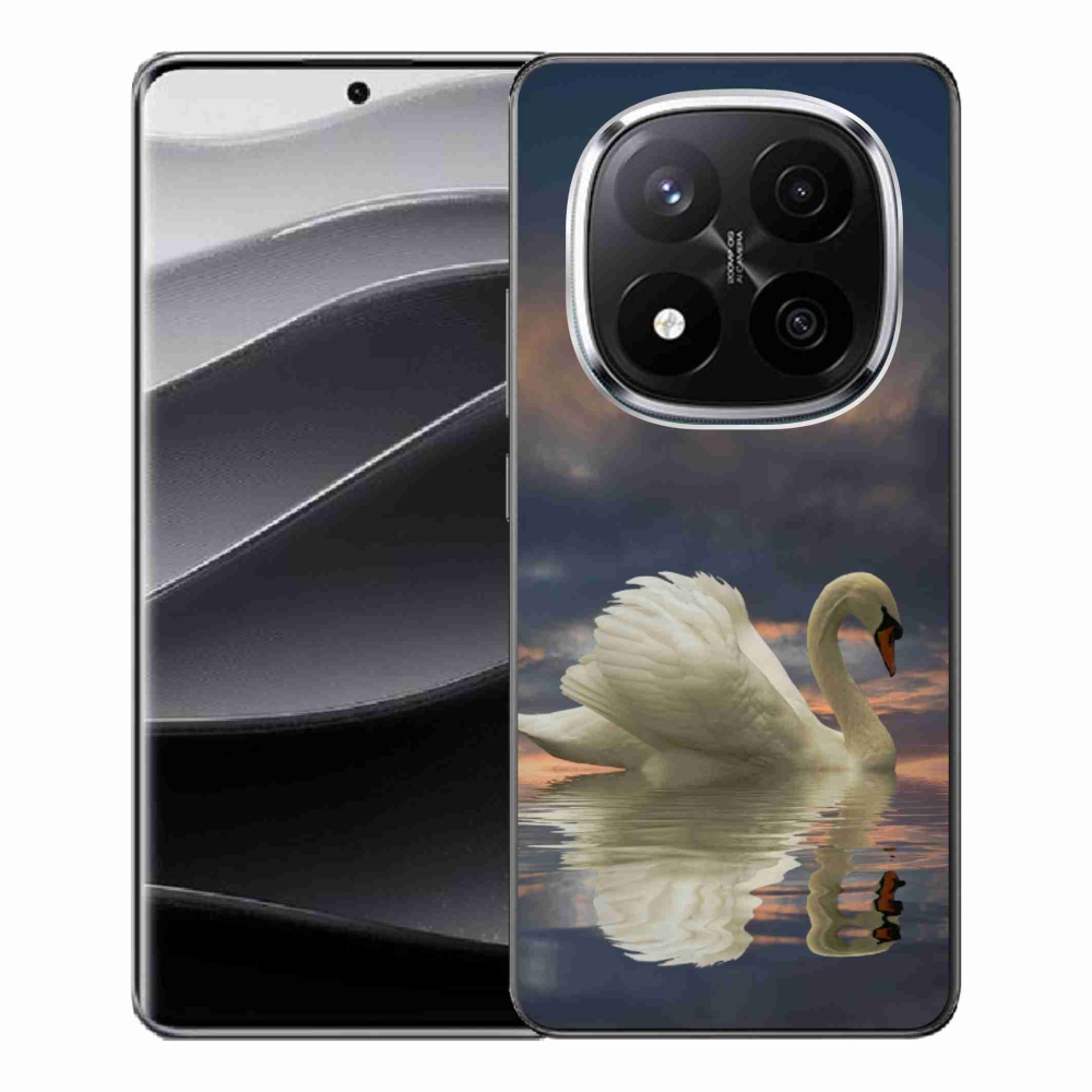 Gelový kryt mmCase na Xiaomi Redmi Note 14 Pro+ 5G - labuť