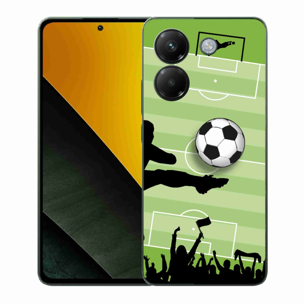 Gelový kryt mmCase na Xiaomi Poco M7 Pro 5G - fotbal 3